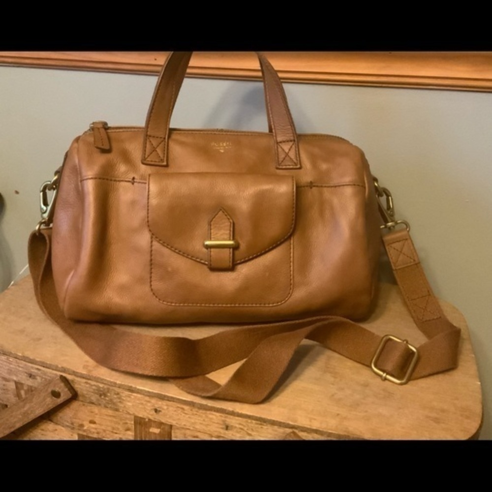 Fossil leather Crossbody satchel crossbody